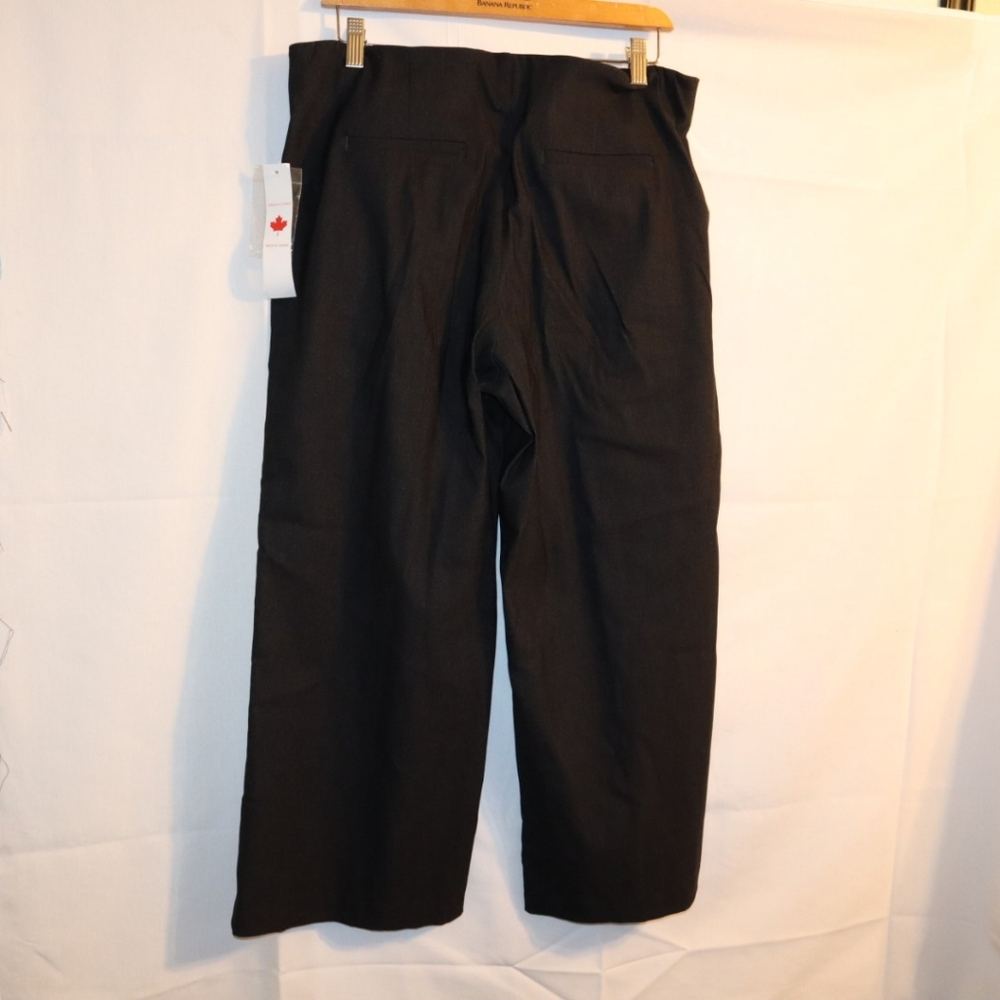 NEW !! Tribal Sailor Crop Pants Black Size 12 Petite - Picture 6 of 12